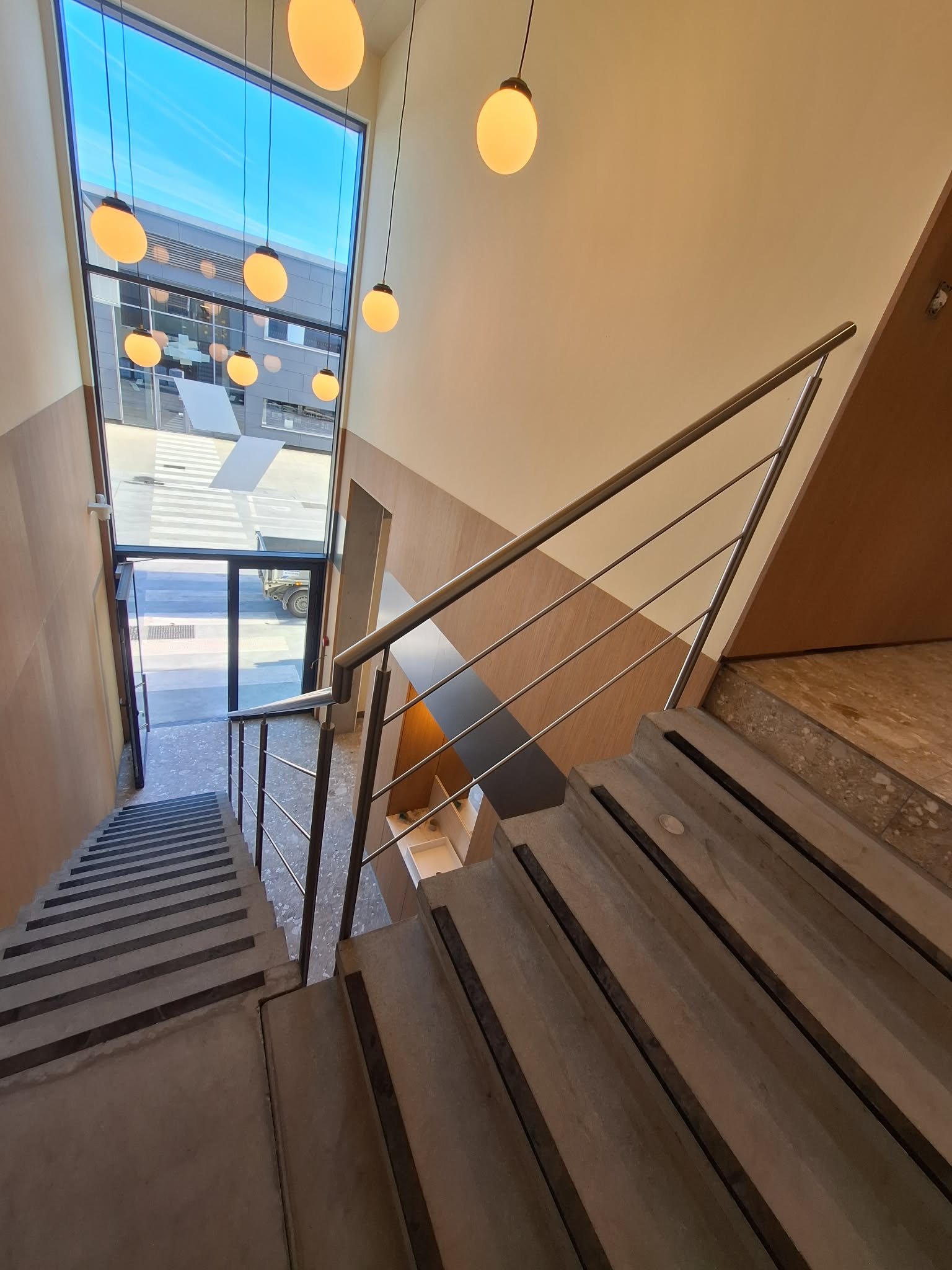 Inox trapleuning voor Wopaco / Gesibois – Sint-Pieters-Leeuw