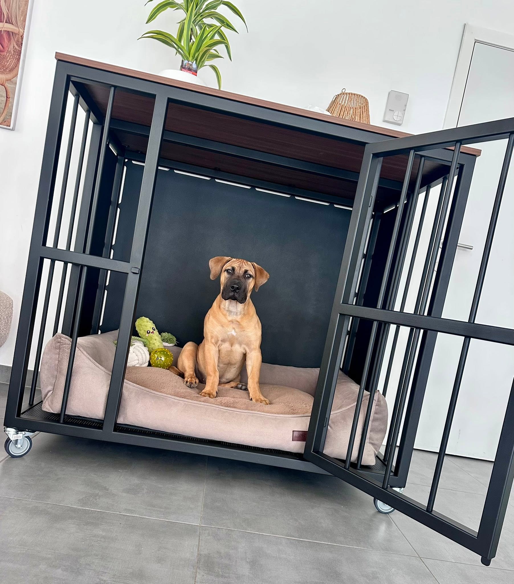 Stalen hondenbench op maat – DK Construct